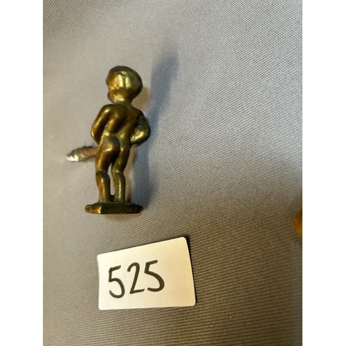 525 - Brass Boy 'Rude Pose' Corkscrew - Viewing section: O1