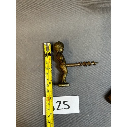 525 - Brass Boy 'Rude Pose' Corkscrew - Viewing section: O1