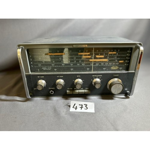 473 - EC10 Eddystone Receiver in Original Box  - Viewing section: O10