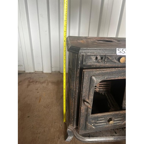 555 - Log Burner - Missing Glass needs TLC - Viewing section: Building (if you wish to view this item, ple... 