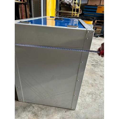 575 - Blue & Grey Keep safe Lockable Doors - Viewing section: Building (if you wish to view this item, ple... 