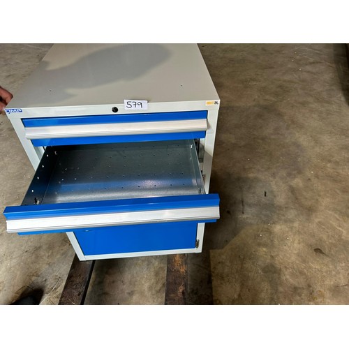 579 - 2 Drawer pedestal tool box - Viewing section: Building (if you wish to view this item, please let us... 