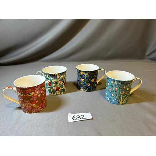 632 - Leonardo collection William Morris bird mugs - Viewing section: O6