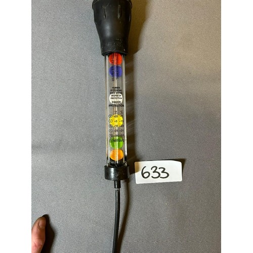 633 - Anti Freeze tester & Cylinder Leak Tester - Viewing Section: O34