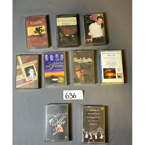 636 - Selection of Cassettes - Viewing Section: O34