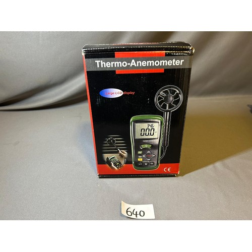 640 - Themo Anemometer - Viewing section: O12