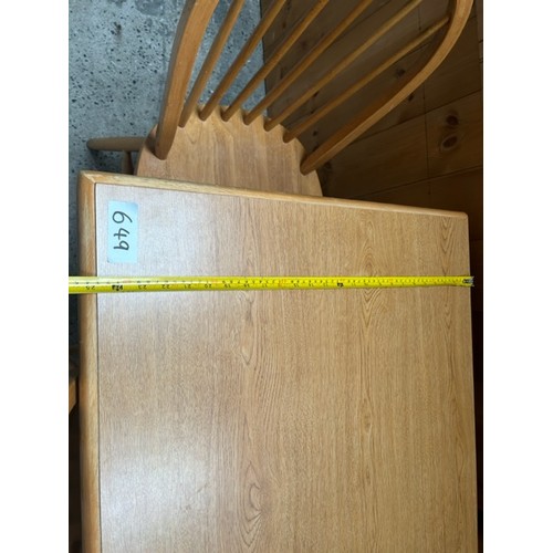 649 - Small Table & 2 x Pine Chairs - Viewing section: S12