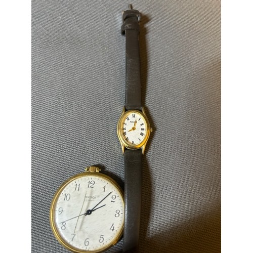 694 - Pocket watch and wrist watch - Unworking - Viewing Section: O1