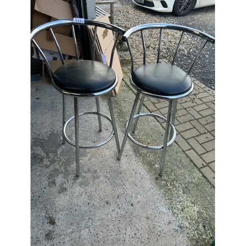 712 - 2 x bar stools - Viewing Section: S12