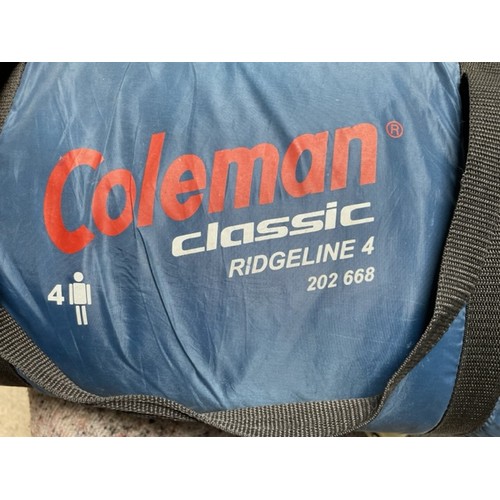 740 - Coleman Classic Rideline 4 berth tent - Viewing Section: S2