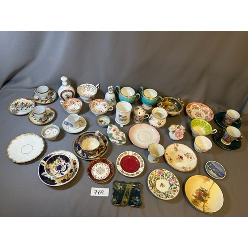 769 - Large Selection of collectible vintage china  - Viewing section: O29