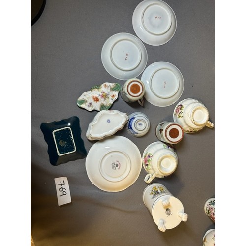 769 - Large Selection of collectible vintage china  - Viewing section: O29