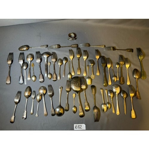 682 - Selection of Stainless steal, ESPN and other various cutlery - Viewing Section: O13