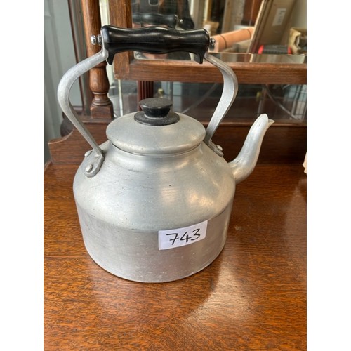 743 - Large alloy Kettle  - Viewing section: S1