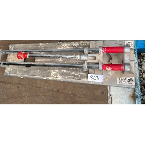 803 - Tile Cutter Viewing section: Building (if you wish to view this item, please let us know when bookin... 