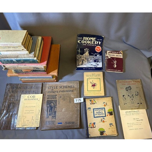 778 - Selection of vintage books - Viewing Section: O3