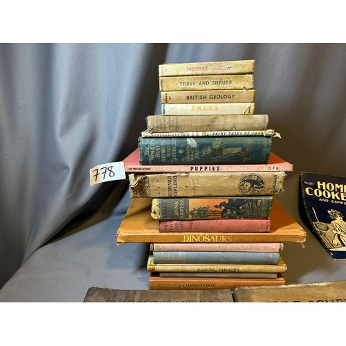 778 - Selection of vintage books - Viewing Section: O3