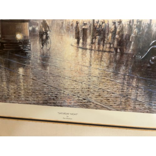 27 - 'Saturday Night' signed print (83 x65 cm approx.) - Viewing Section: O30