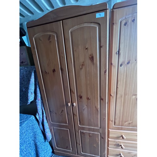 9 - Pine wardrobe ( 192cm x 50cm x 82cm Approx.) - Viewing Section: S2