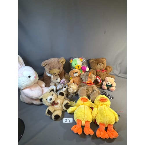 23 - Box of cuddly toys - Viewing Section: S2