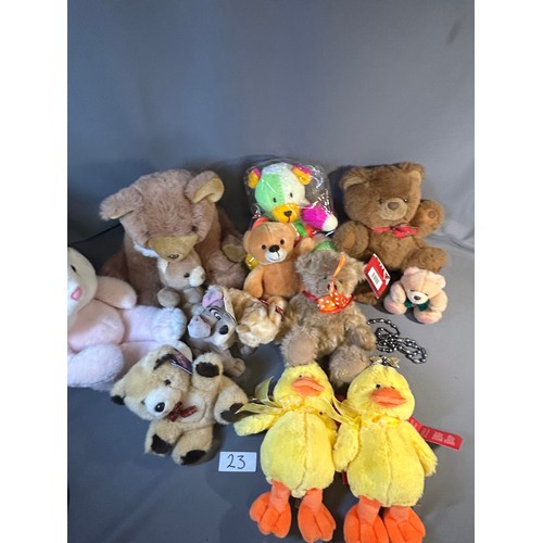 23 - Box of cuddly toys - Viewing Section: S2