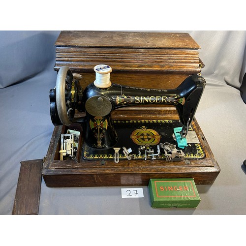 27 - Singer Sewing Machine - Viewing Section: S10