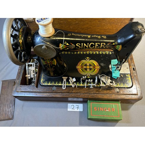 27 - Singer Sewing Machine - Viewing Section: S10