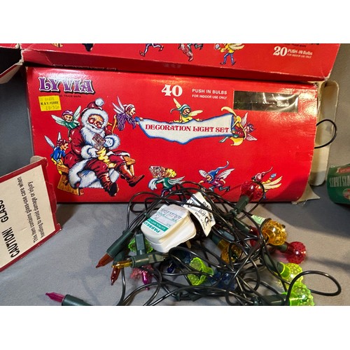 30 - Selection of Christmas lights - Viewing Section: O32