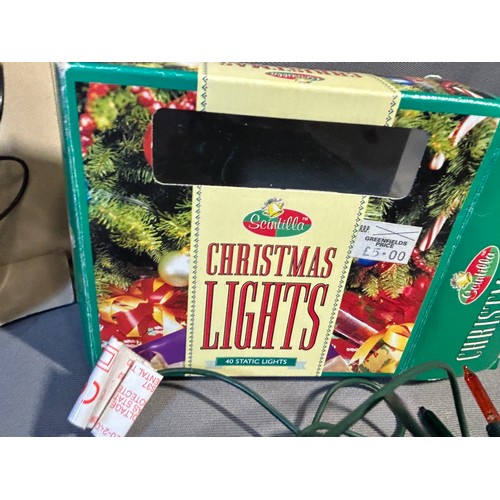 30 - Selection of Christmas lights - Viewing Section: O32