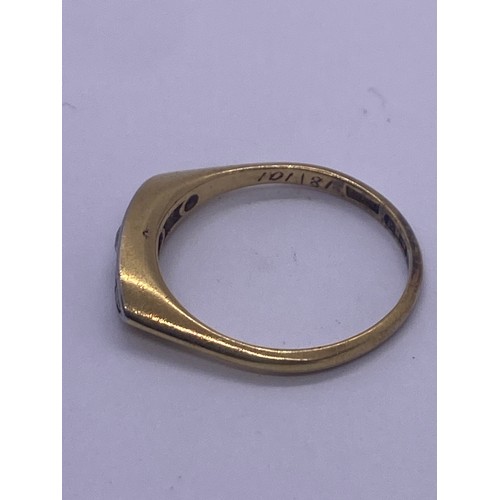 41 - 18ct Gold Ring (101/18) - Viewing Section: O35