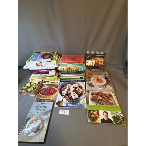 51 - Selection of cooking books - Viewing Section: O14