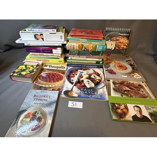 51 - Selection of cooking books - Viewing Section: O14