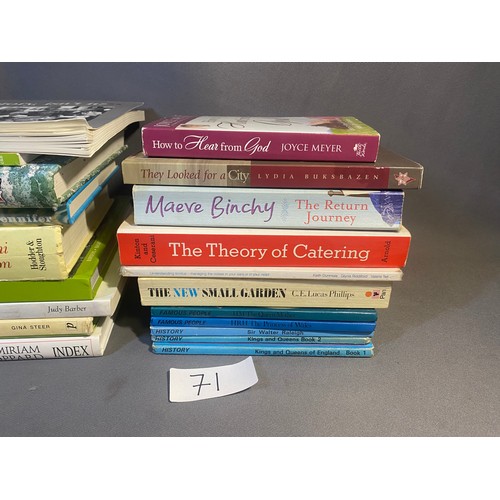 71 - Selection of books - Viewing Section S2