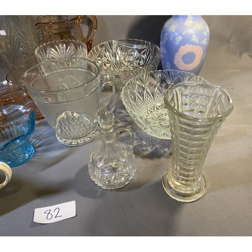 82 - Selection of glassware - Viewing Section: S7