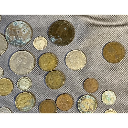 120 - Selection of various vintage coins inc half crowns - Viewing Section: O35