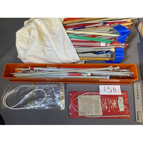 156 - Selection of various sized knitting needles  - Viewing Section: O3