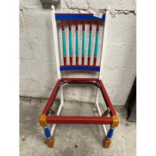 188 - Painted chair - Viewing Section: S3