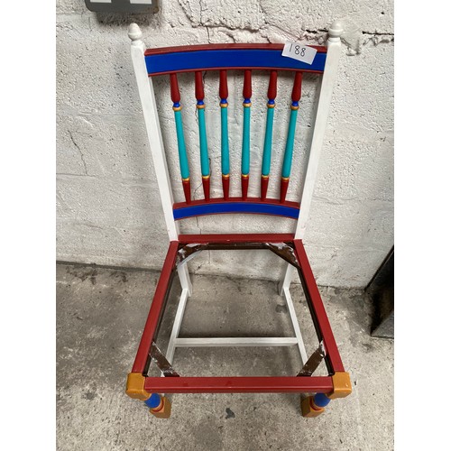 188 - Painted chair - Viewing Section: S3