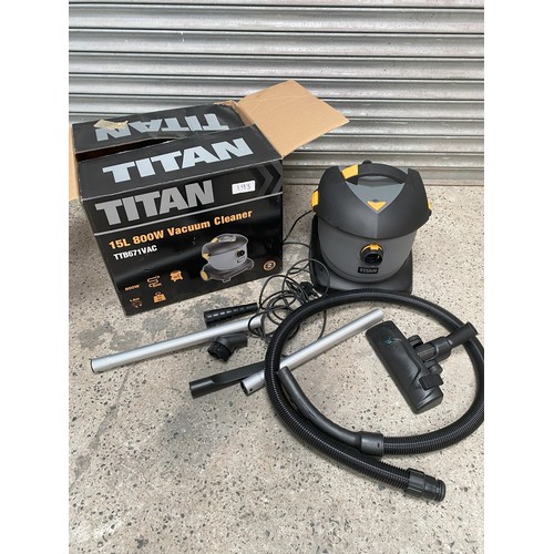 193 - Titan hoover - hardly used - Viewing Section: S4