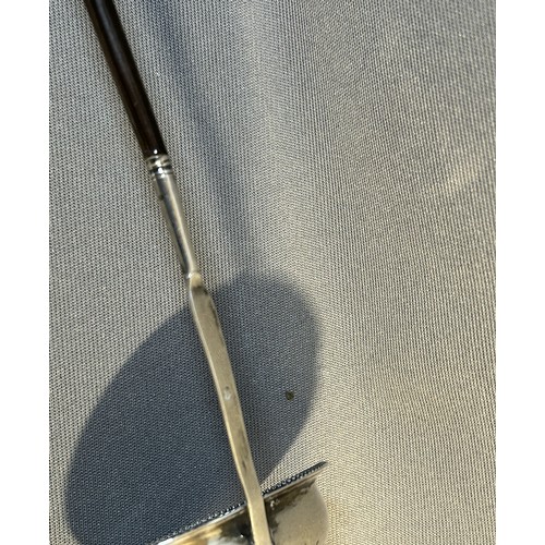 204 - George III brandy ladle - sterling silver - C.1815 - Viewing Section: O1A