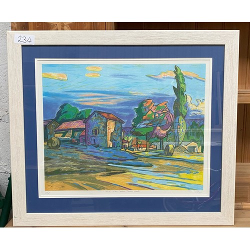 234 - Framed print 1/500 (73 x 64cm Approx.)  - Viewing Section: O30