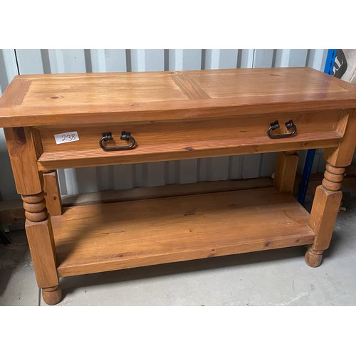 238 - Console Table (76 x 46 x 120cm Approx.) - Viewing Section: S3