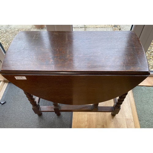 278 - Barley twist drop leaf table - Viewing Section: S5