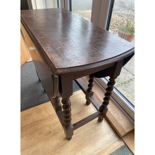 278 - Barley twist drop leaf table - Viewing Section: S5