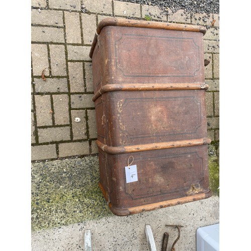 4 - Vintage Chest 83cm x 53cm x 49cm approx. - Viewing Section: S13