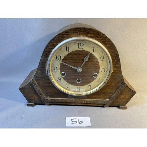 56 - Vintage Mantle Clock - Viewing Section: O29