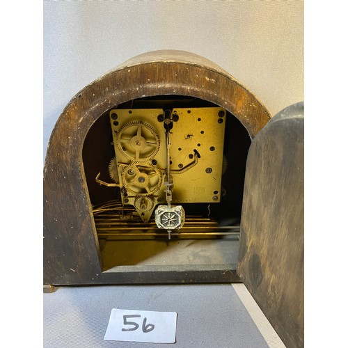 56 - Vintage Mantle Clock - Viewing Section: O29