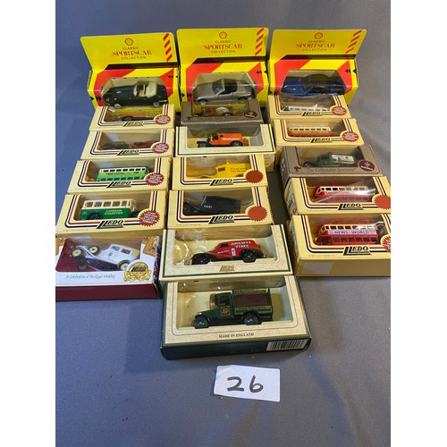 26 - Selection of Boxed vintage motor models - Viewing Section: O28