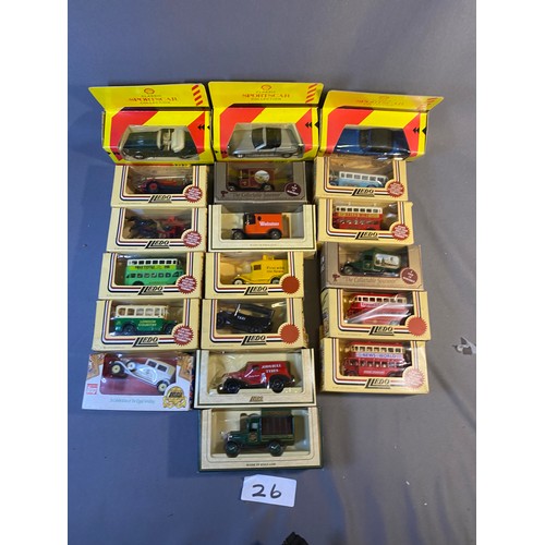 26 - Selection of Boxed vintage motor models - Viewing Section: O28