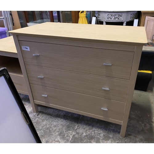 136 - Chest of Drawers - 89 x 76 x 48 cm approx. - Viewing Section: S5